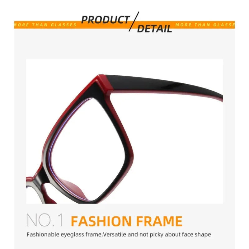 Two-Tone Cat-Eye Blue Light Glasses