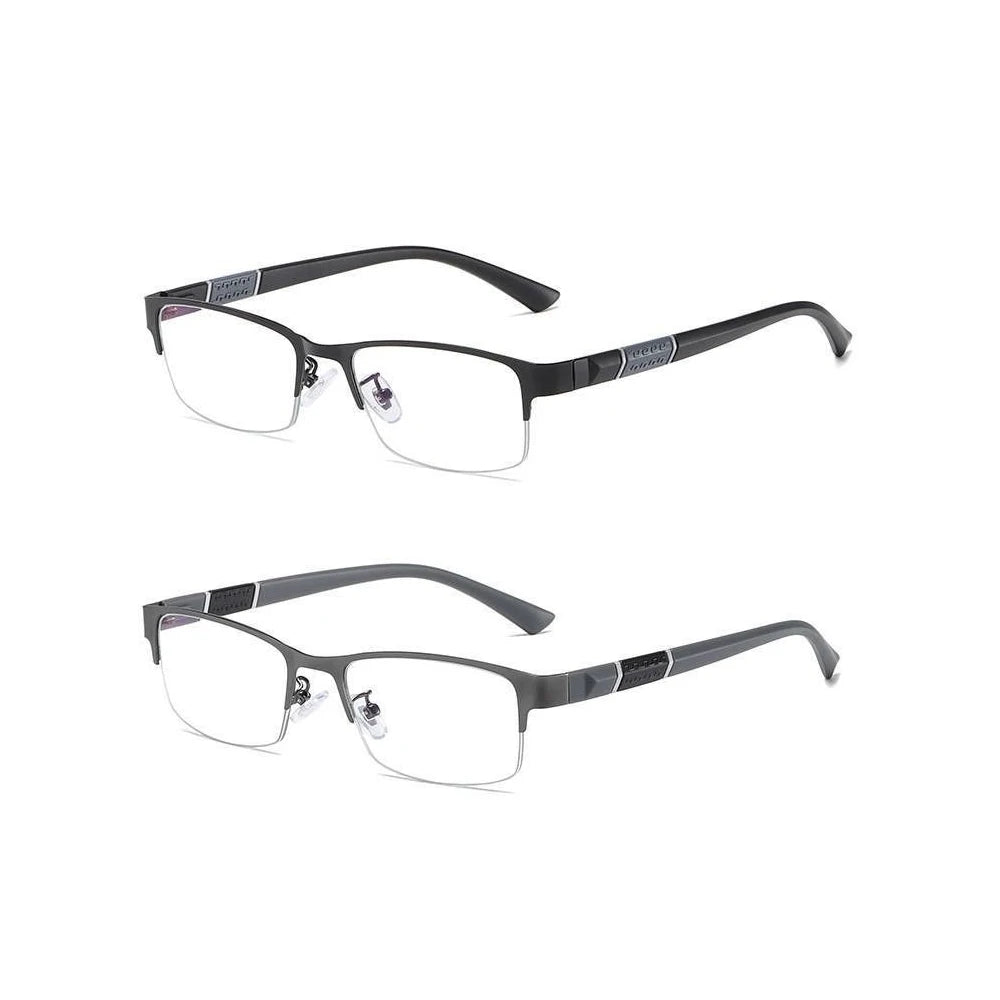 Half-Frame Square Reading Glasses