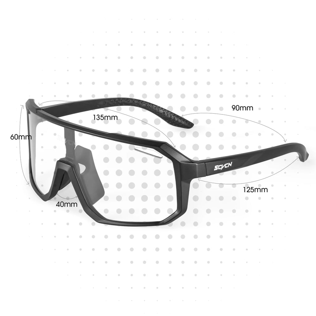 2-Pack Photochromic Cycling Sunglasses