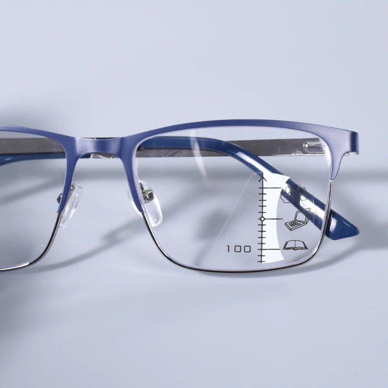 Two-Tone Metal Reading Glasses
