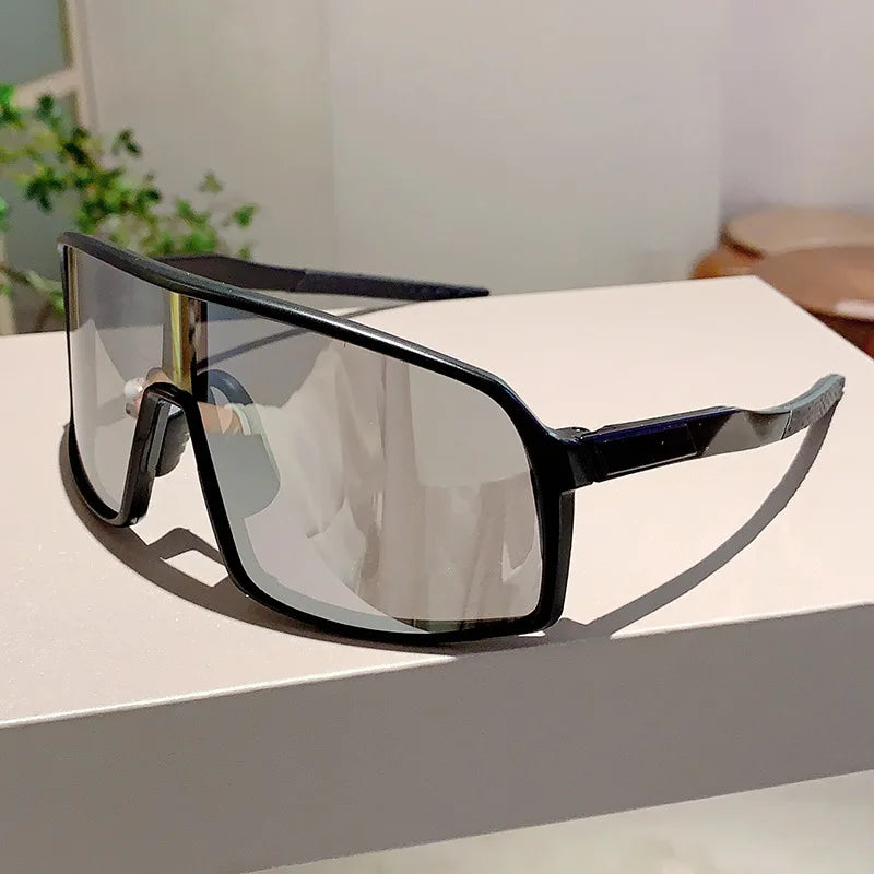 Oversized Shield Cycling Sunglasses