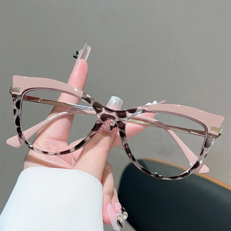 Candy Color Cat-Eye Blue Light Glasses