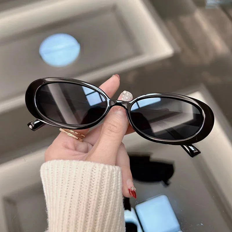 Vintage Tortoiseshell Oval Sunglasses