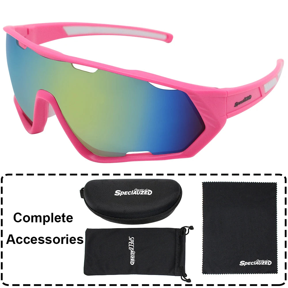Large-Lens Athletic Sunglasses