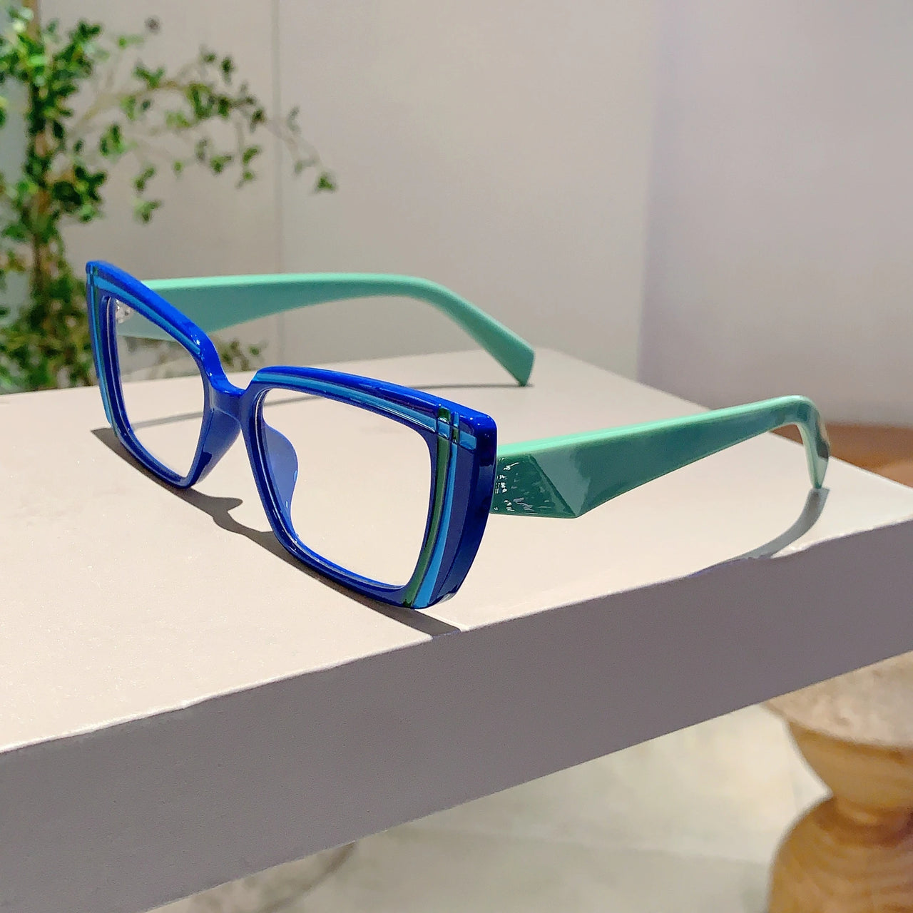 Vintage Multicolor Cat-Eye Glasses