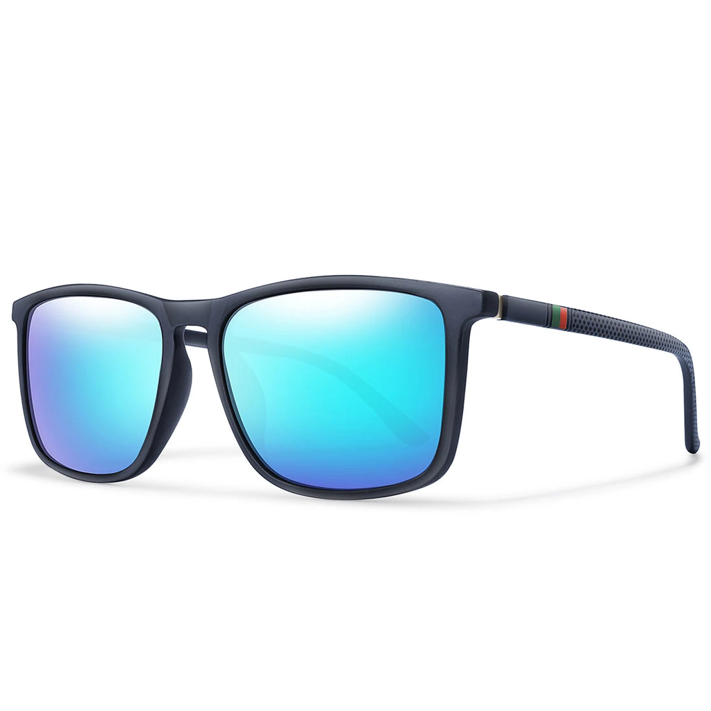Retro Polarized Square Sunglasses