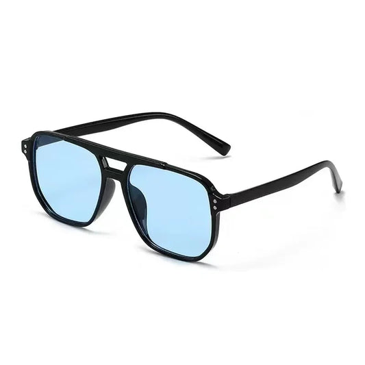 Oversized Vintage Square Sunglasses-Retro