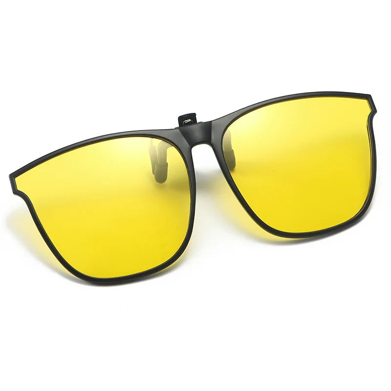 Mirrored Clip-On Sunglasses