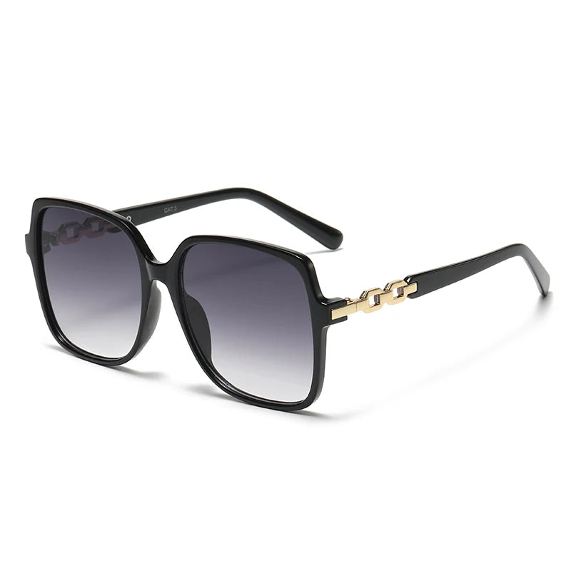 Colorful Square Big Frame Sunglasses