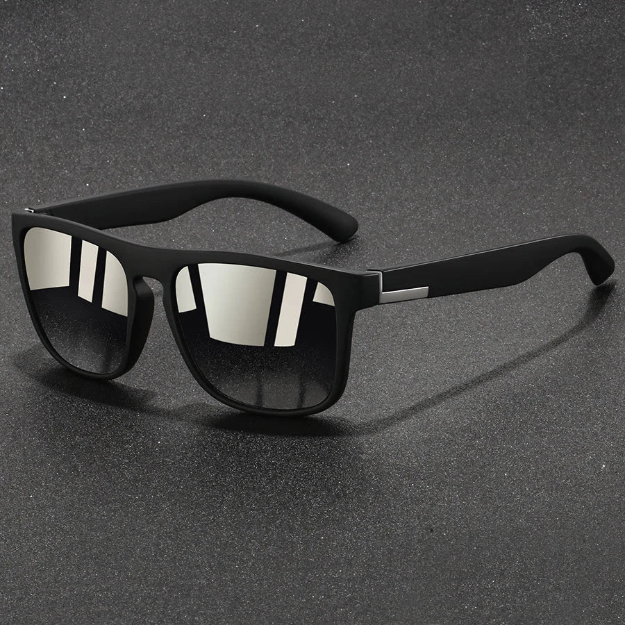 Vintage Square Mirrored Sunglasses