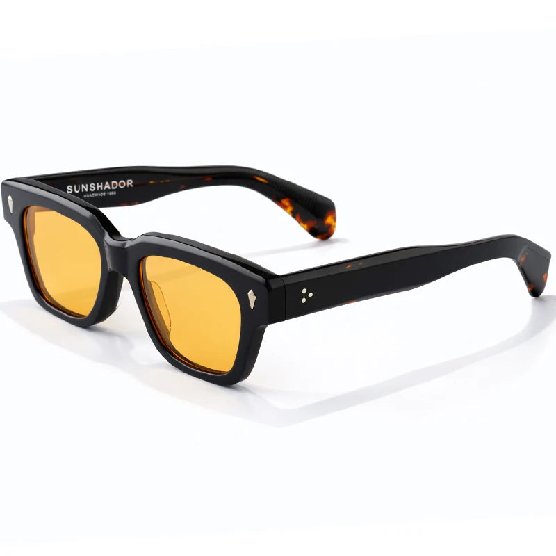 Handmade Acetate Square UV400 Sunglasses