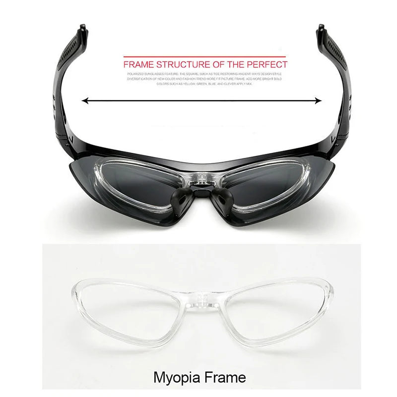 Driving-Cycling Sport Glasses-Black