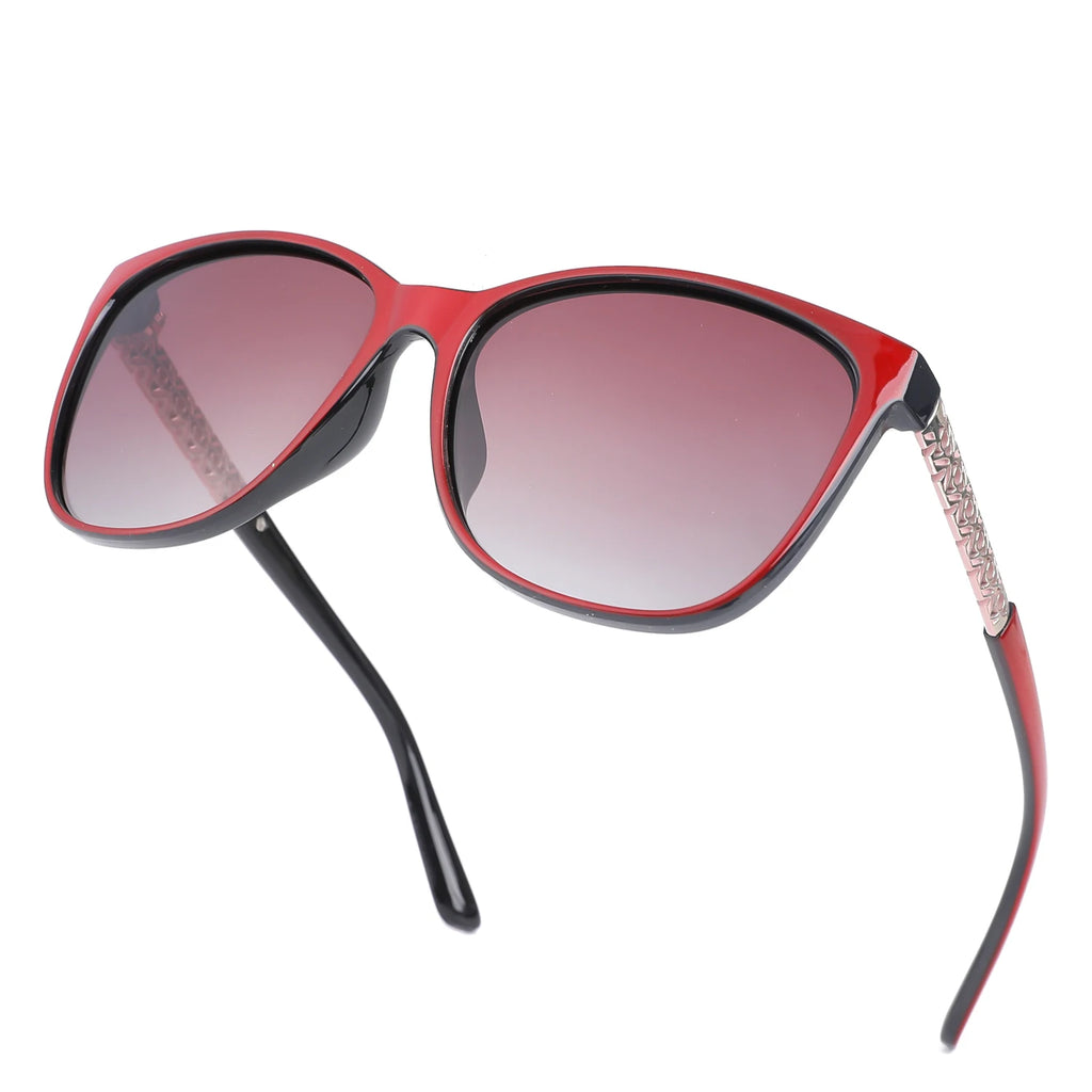 Polarized Gradient Square Sunglasses