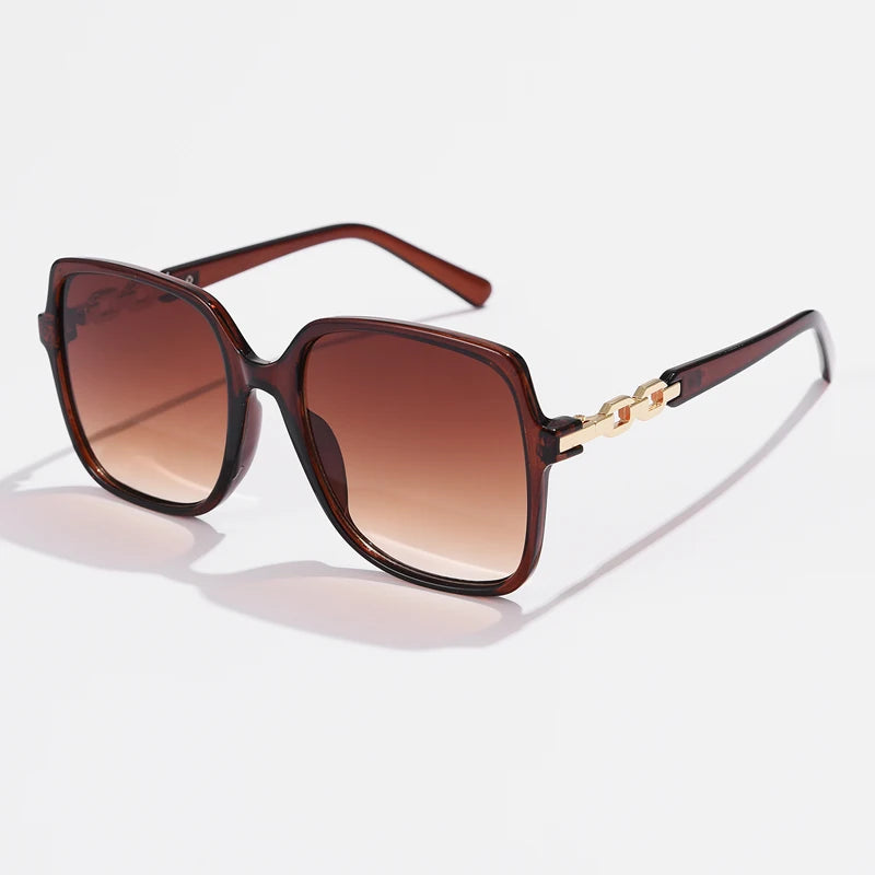 Colorful Square Big Frame Sunglasses