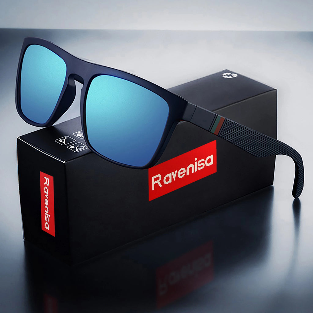 Vintage Polarized Rectangle Sunglasses