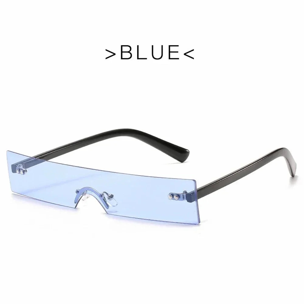 Slim Photochromic Rectangle Sunglasses