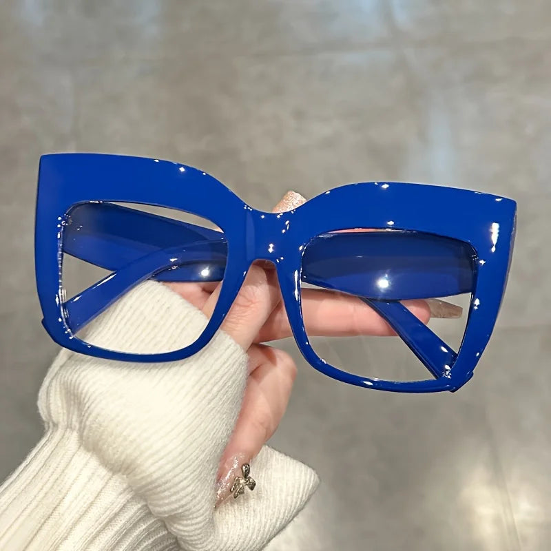 Jelly Color Cat-Eye Glasses