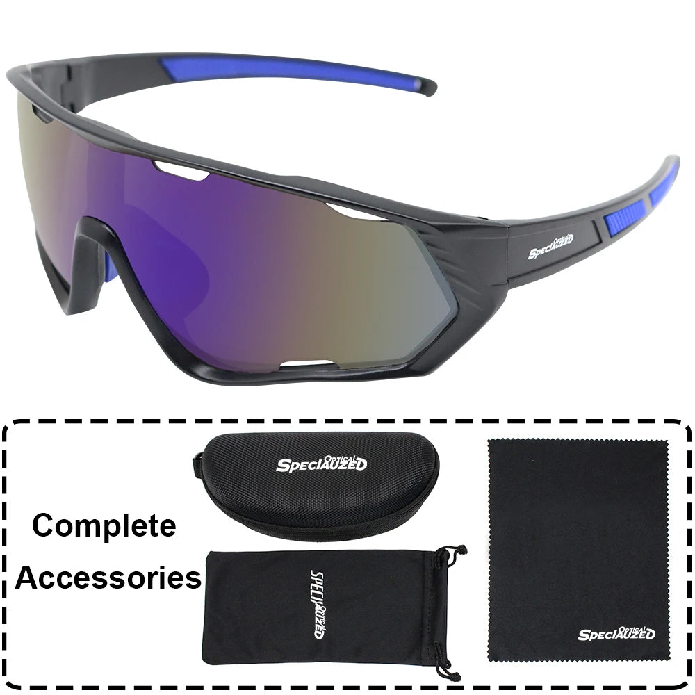 Large-Lens Athletic Sunglasses