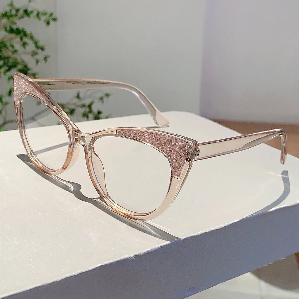 Colorful Bling Cat-Eye Frames
