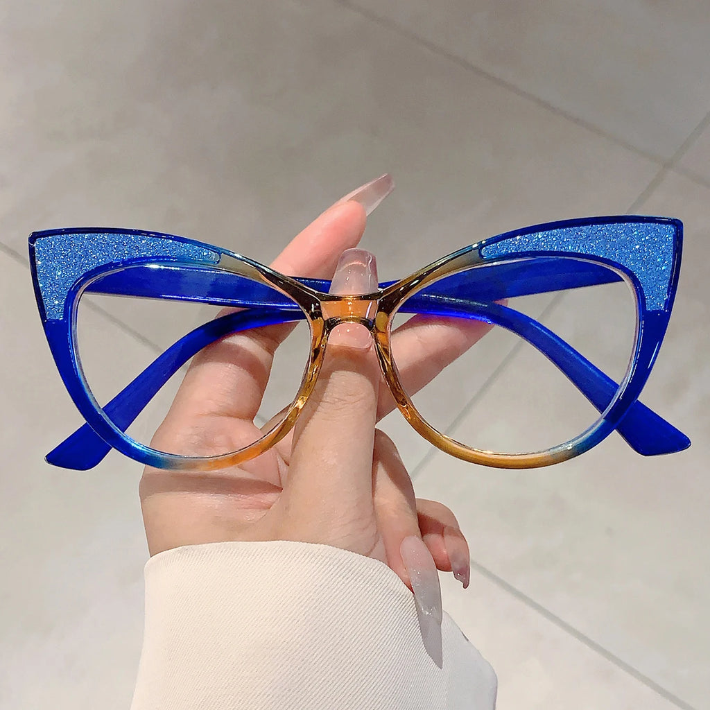 Colorful Bling Cat-Eye Frames