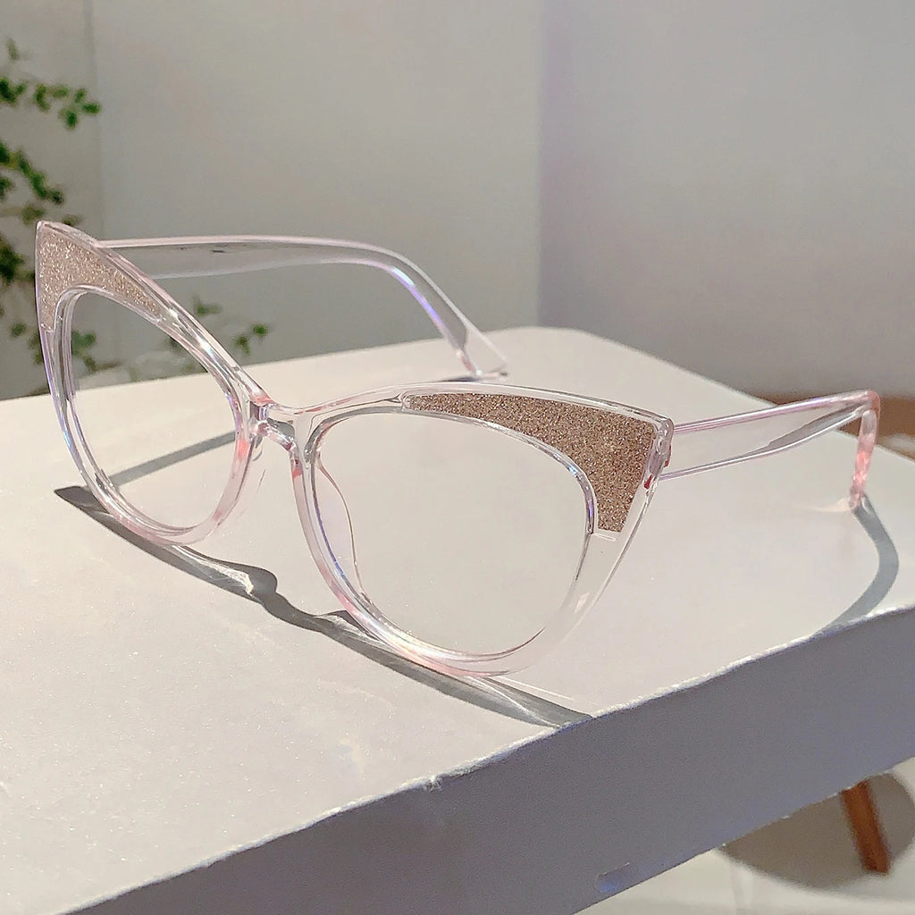Colorful Bling Cat-Eye Frames