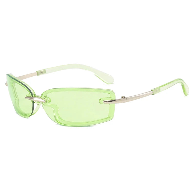 Rimless Y2K Sunglasses