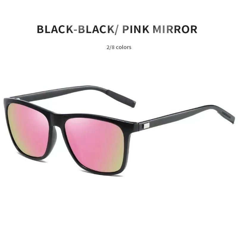 Classic Polarized Square Sunglasses