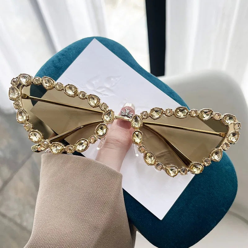 Metal Cat-Eye Sunglasses