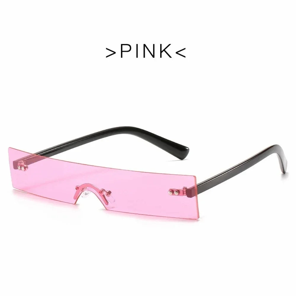 Slim Photochromic Rectangle Sunglasses