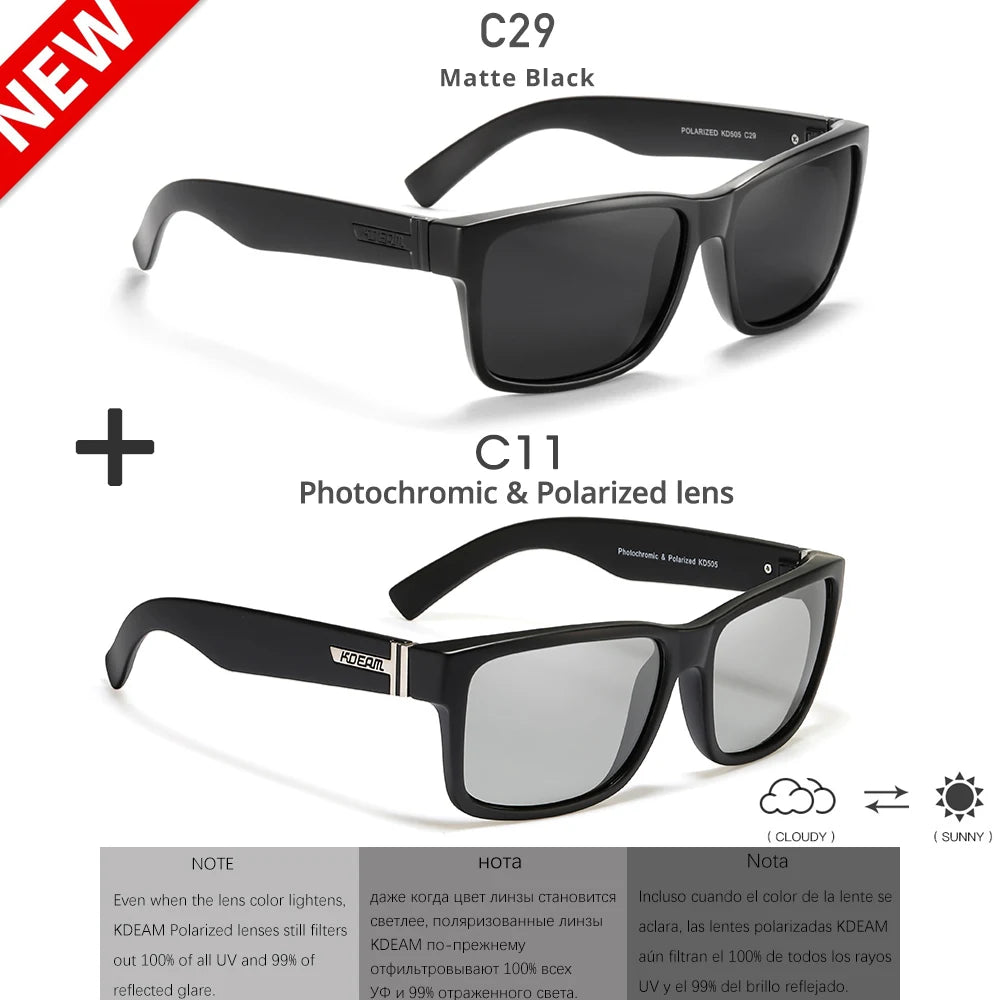 Polarized Square Sport Sunglasses