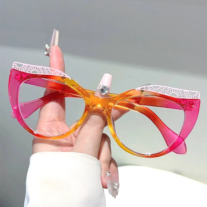 Vintage Lace Cat-Eye Glasses