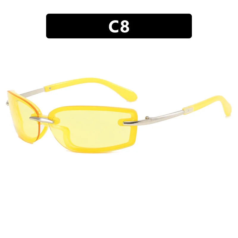 Rimless Y2K Sunglasses