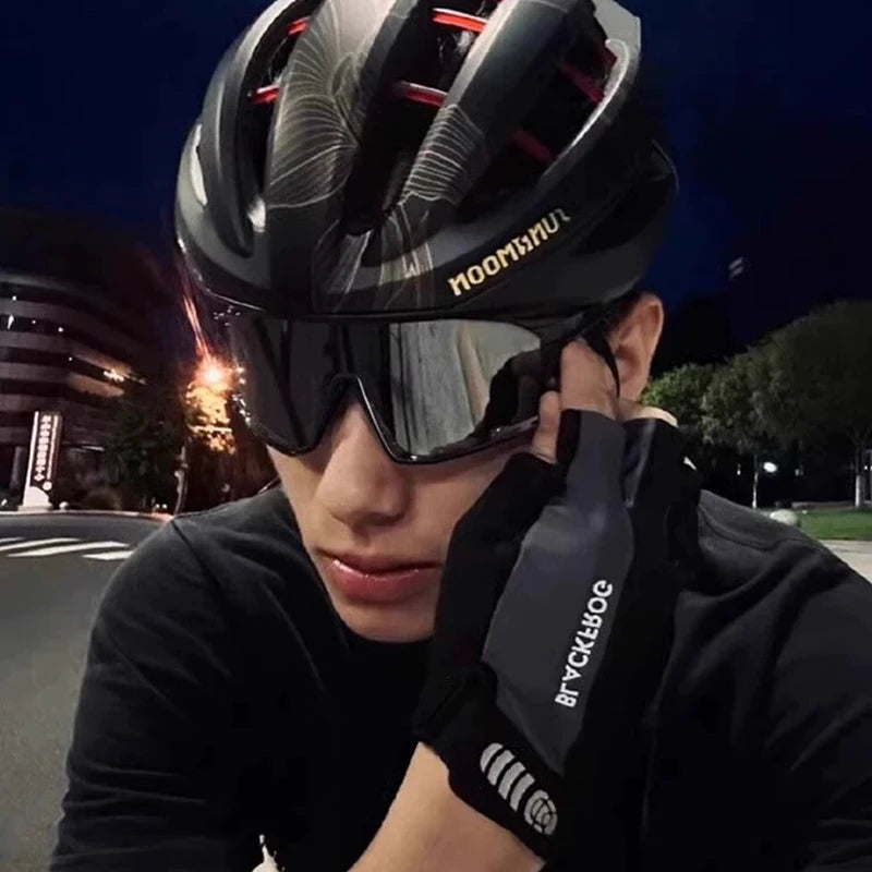 Oversized Shield Cycling Sunglasses