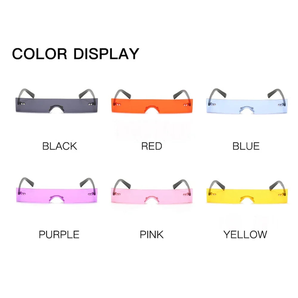 Slim Photochromic Rectangle Sunglasses