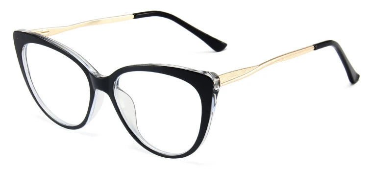 Vintage Alloy Cat-Eye Blue Light Glasses