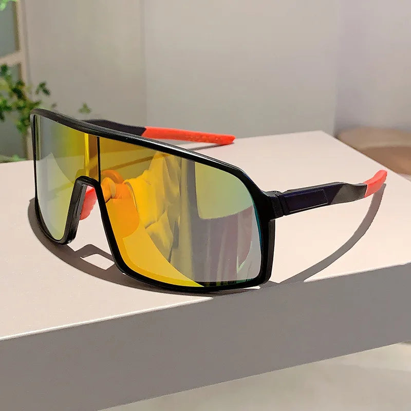 Oversized Shield Cycling Sunglasses