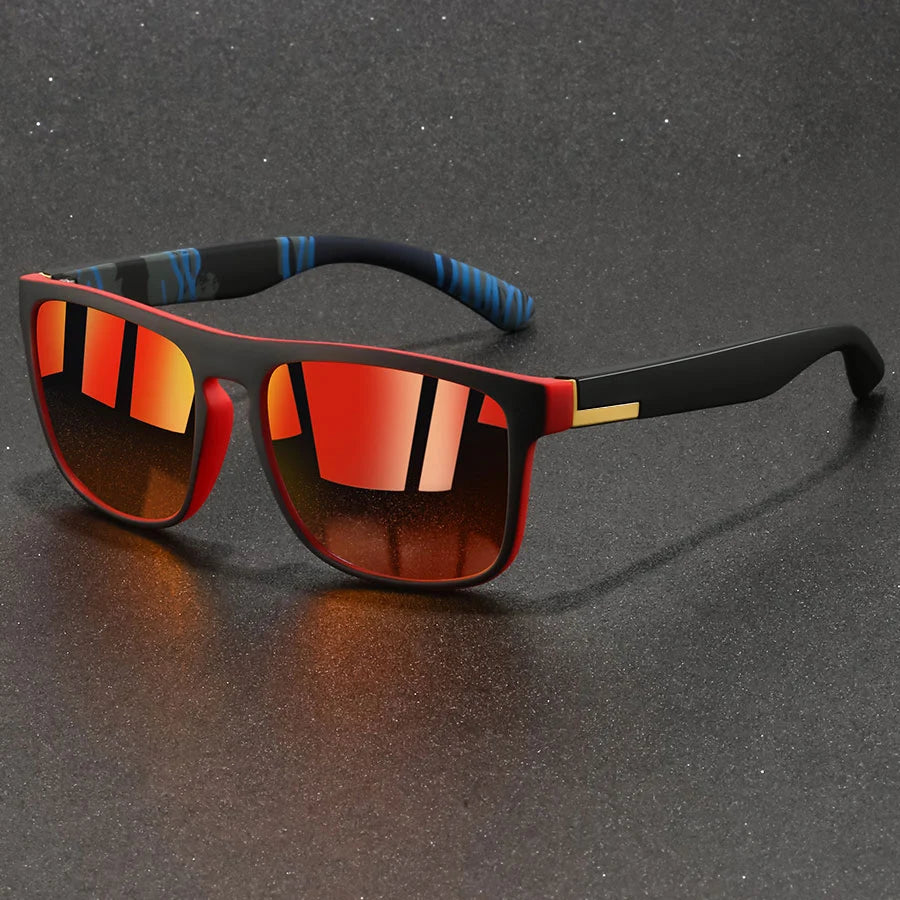 Vintage Square Mirrored Sunglasses