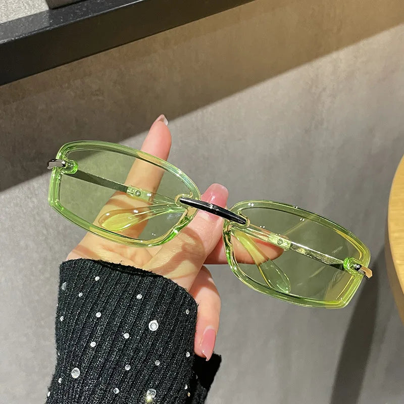 Rimless Y2K Sunglasses