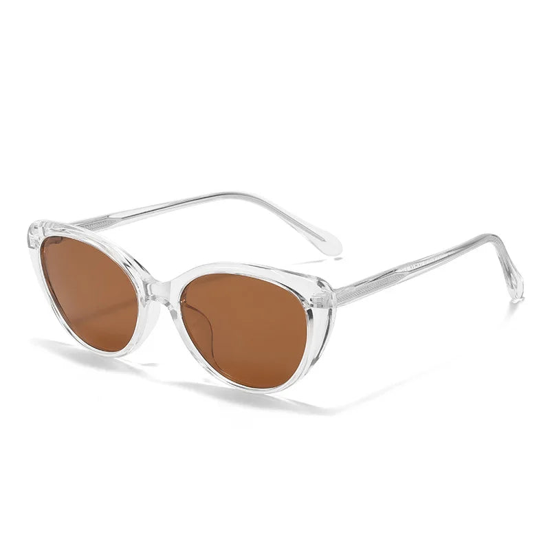 Vintage Polarized Cat-Eye Sunglasses