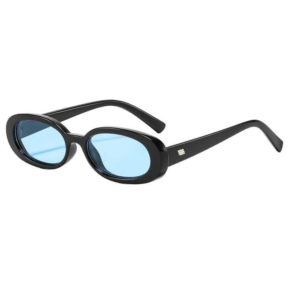 Vintage Slim Rectangle Sunglasses