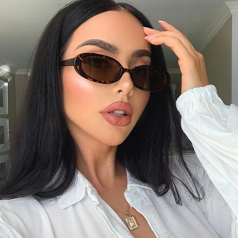 Vintage Tortoiseshell Oval Sunglasses