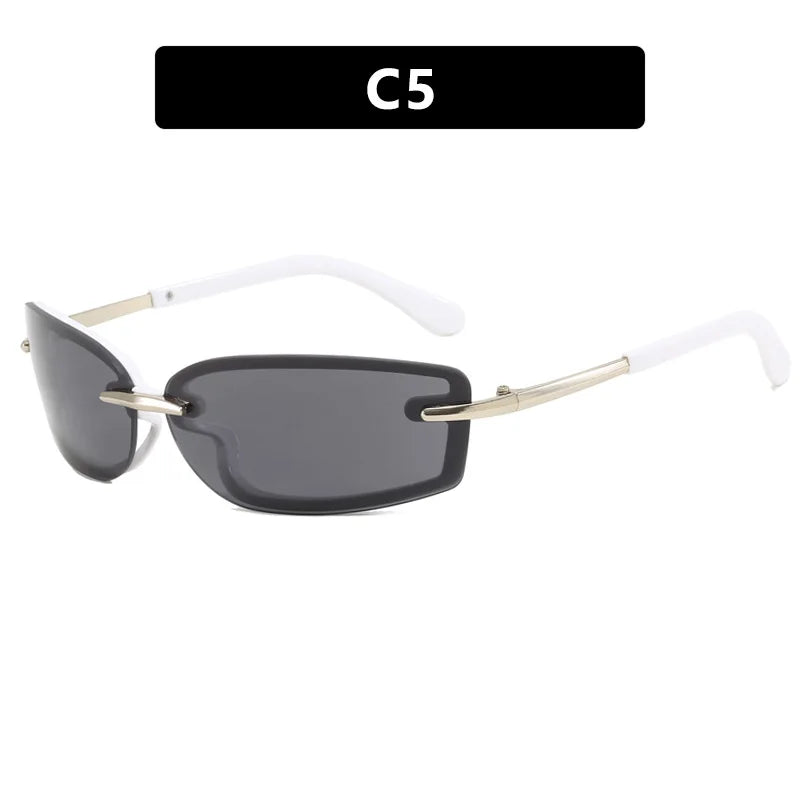 Rimless Y2K Sunglasses