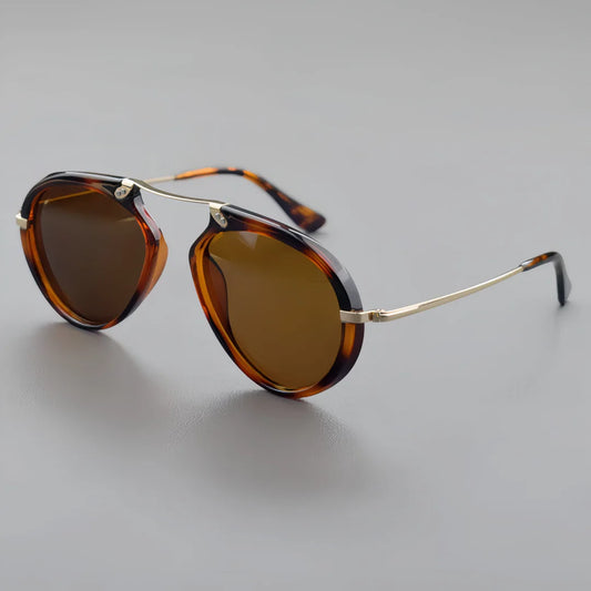 Ultralight TR90 Butterfly UV400 Sunglasses-Leopard/Brown