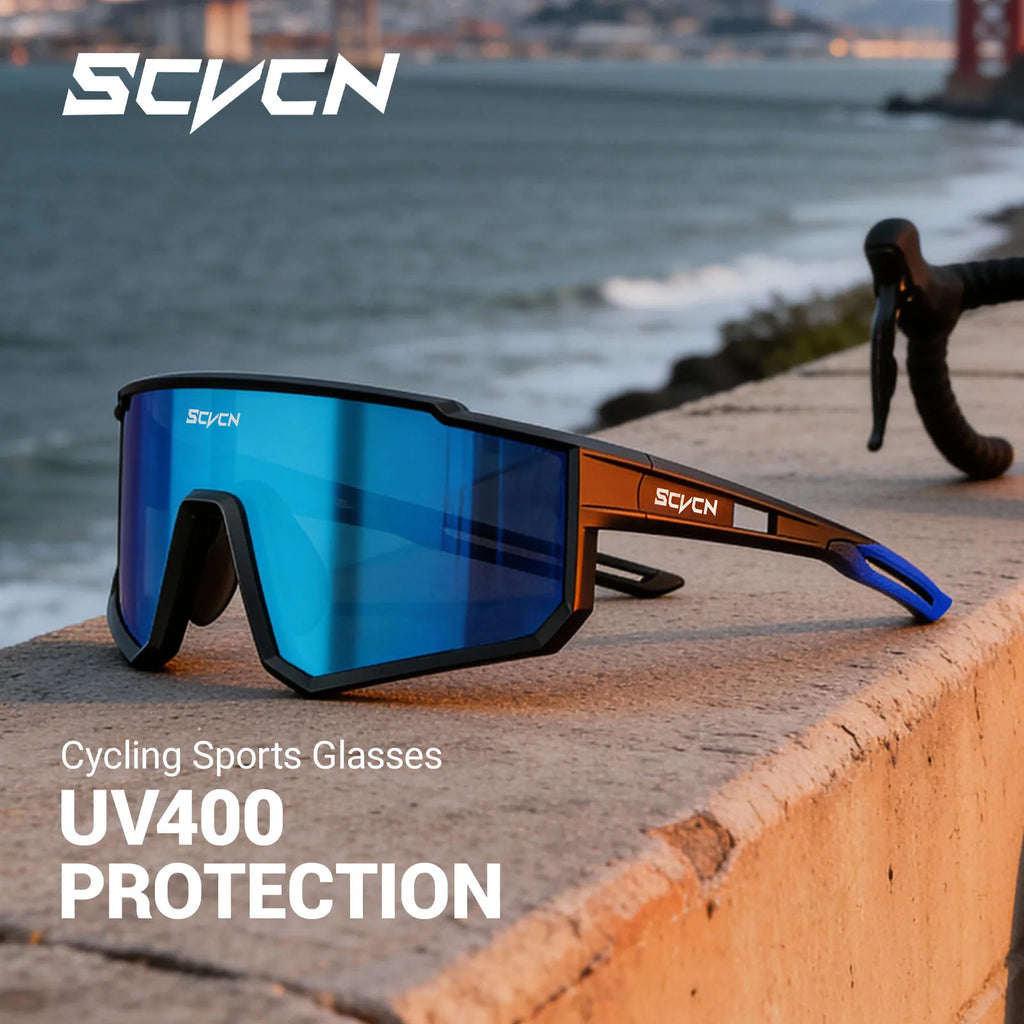 UV400 Wraparound Sport Sunglasses