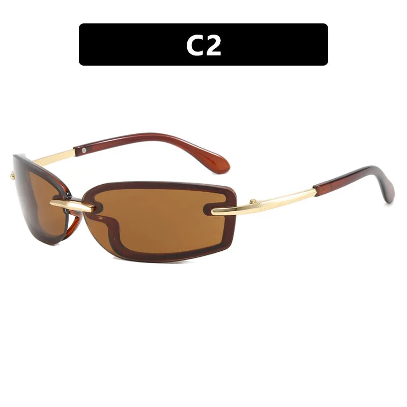 Rimless Y2K Sunglasses