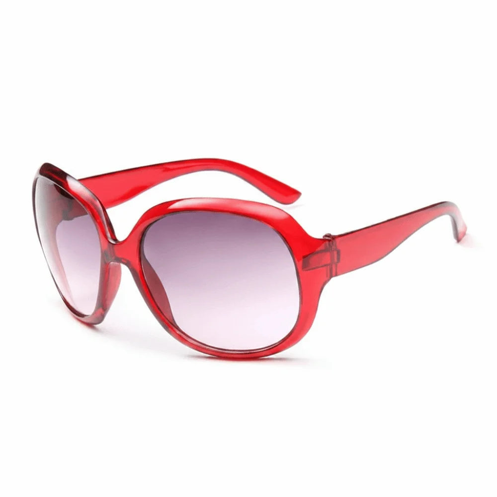 Oversized Elliptical Sunglasses