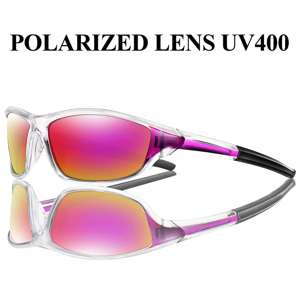 Polarized Wraparound Sport Sunglasses