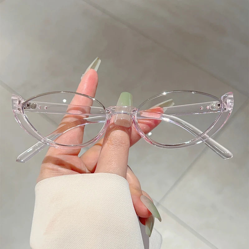 Vintage Semi-Rim Cat-Eye Glasses