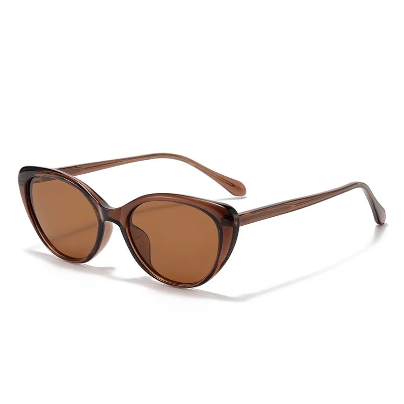 Vintage Polarized Cat-Eye Sunglasses