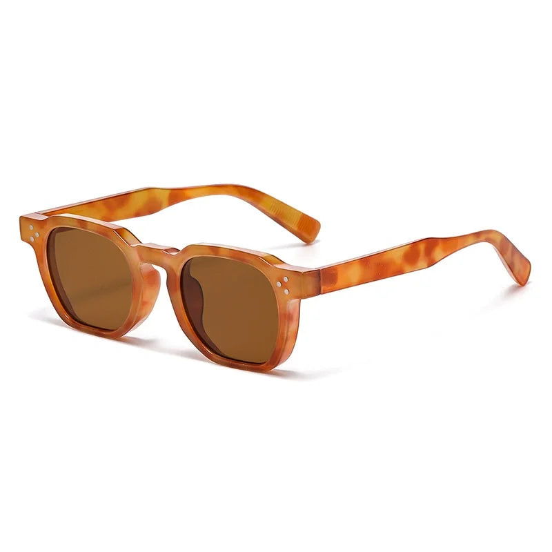 Vintage Rivet Square Sunglasses